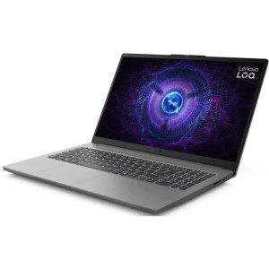 Ноутбук Lenovo LOQ 15IAX9E, 15.6" (1920x1080) IPS 144 Гц/Intel Core i5-12450HX/16 ГБ DDR5/512 ГБ SSD/NVIDIA GeForce RTX 2050 (4 Гб)/Без системы, Серый (83LK005GUE)