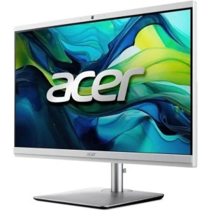 Моноблок Acer Aspire C24-195ES, 23.8" (1920x1080) IPS / Intel Core Ultra 5 125U / 8 DDR5 / 512 ГБ SSD / Intel Graphics / Без ОС / Клавиатура, мышь, Серебристый (DQ.BM4CD.001)