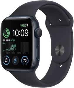 Смарт-часы Apple Watch SE (2022) GPS 44 мм, M/L (145-220 мм), Midnight, тёмная ночь Смарт-часы Apple Watch SE (2022) GPS 44 мм, M/L (145-220 мм), Midnight, тёмная ночь