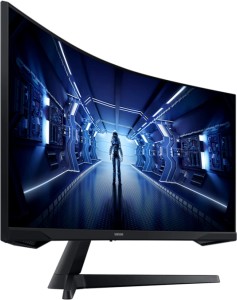 Монитор Samsung 34" Odyssey G5 C34G55TWWI 3440x1440 VA LED 165Гц 4ms FreeSync Premium HDMI DisplayPort