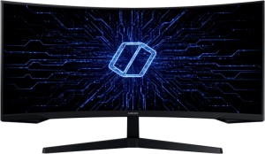Монитор Samsung 34" Odyssey G5 C34G55TWWI 3440x1440 VA LED 165Гц 4ms FreeSync Premium HDMI DisplayPort