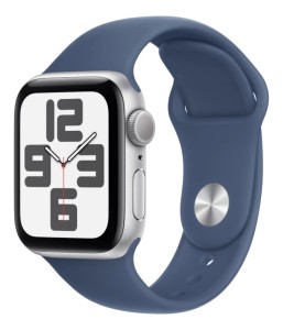 Умные часы Apple Watch SE 40mm (2024) Silver Aluminum Case with Denim Sport Band (MXEC3/MXED3) Умные часы Apple Watch SE 40mm (2024) Silver Aluminum Case with Denim Sport Band (MXEC3/MXED3)