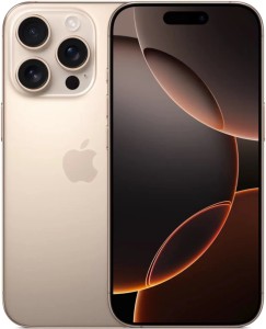 Смартфон Apple iPhone 16 Pro 256GB, Пустынный титановый Смартфон Apple iPhone 16 Pro 256GB, Пустынный титановый