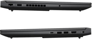 Ноутбук игровой HP Victus 16-r1073ci 16.1", IPS, Intel Core i5 14450HX 1.8ГГц, 10-ядерный, 16ГБ DDR5, 512ГБ SSD, NVIDIA GeForce RTX 3050 для ноутбуков - 6 ГБ, FreeDOS, серебристый [a74lwea]