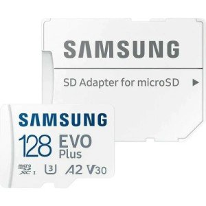 Карта памяти Micro SD Samsung EVO Plus 128GB 160MB/s (MB-MC128GA) + SD adapter Карта памяти Micro SD Samsung EVO Plus 128GB 160MB/s (MB-MC128GA) + SD adapter