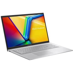 Ноутбук ASUS Vivobook 17 X1704VA-AU482, 17.3" (1920x1080) IPS/Intel Core i5-1335U/16 ГБ DDR4/512 ГБ SSD/Intel Iris Xe Graphics/Без системы, Серебристый (90NB10V1-M00H60)