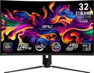 Монитор MSI 31.5" MPG 321CURX QD-OLED черный QD OLED LED