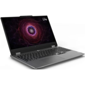 Ноутбук Lenovo LOQ 15IAX9, 15.6" (1920x1080) IPS 144 Гц/Intel Core i5-12450HX/16 ГБ DDR5/512 ГБ SSD/NVIDIA GeForce RTX 4060 для ноутбуков (8 Гб)/Без системы, Серый (83GS00ENRK)