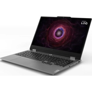 Ноутбук Lenovo LOQ 15IAX9, 15.6" (1920x1080) IPS 144 Гц/Intel Core i5-12450HX/16 ГБ DDR5/512 ГБ SSD/NVIDIA GeForce RTX 4060 для ноутбуков (8 Гб)/Без системы, Серый (83GS00ENRK)