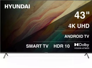 Телевизор LED Hyundai 43" H-LED43BU7009 Android TV Frameless черный 4K Ultra HD 60Hz