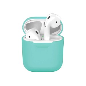 Силиконовый чехол Deppa для AirPods 2 (47002) Mint Силиконовый чехол Deppa для AirPods 2 (47002) Mint