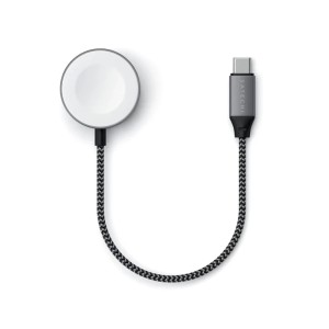 Беспроводное зарядное устройство Satechi USB-C Apple Watch ST-TCAW7CM Gray
