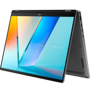 Ноутбук ASUS VivoBook 14 Flip TP3407SA-QL055W 14 WUXGA OLED/ i7-256V Ultra/16Gb/1Tb SSD (90NB14Y1-M00690) Matte Gray