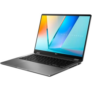 Ноутбук ASUS VivoBook 14 Flip TP3407SA-QL055W 14 WUXGA OLED/ i7-256V Ultra/16Gb/1Tb SSD (90NB14Y1-M00690) Matte Gray