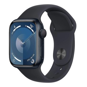 Умные часы Apple Watch Series 9 GPS, 41mm Midnight Aluminium Case with Midnight Sport Band - S/M Умные часы Apple Watch Series 9 GPS, 41mm Midnight Aluminium Case with Midnight Sport Band - S/M