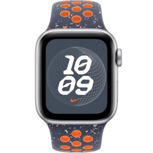 Ремешок Apple Watch 42mm Blue Flame Nike Sport Band S/M
