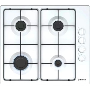 Газовая варочная панель Bosch Serie 2 PBP6C2B82O White