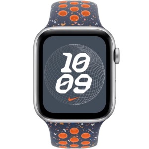 Ремешок Apple Watch 46mm Blue Flame Nike Sport Band M/L
