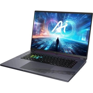 Ноутбук Gigabyte Aorus 16X, 16" (2560x1600) IPS 165 Гц/Intel Core i7-13650HX/32 ГБ DDR5/1024 ГБ SSD/NVIDIA GeForce RTX 4070 для ноутбуков (8 Гб)/Без системы, Серый (9SG-43KZC64SD)