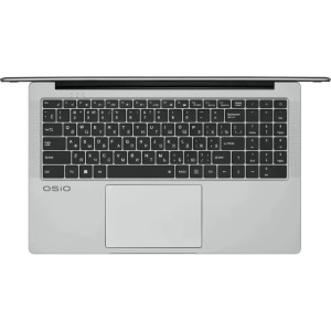 Ноутбук OSiO FocusLine F160a, 16.1" (1920x1080) IPS/AMD Ryzen 7 5700U/16 ГБ DDR4/512 ГБ SSD/AMD Radeon Graphics/Без системы, Серый (F160A-008)