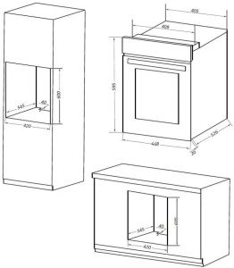 Духовой шкаф MAUNFELD EOEC516W