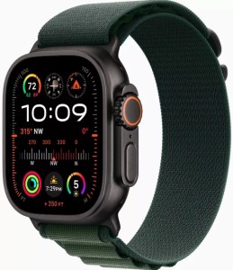 Часы Apple Watch Ultra 2 2024 49 мм, M, Titanium Case with Black Olive Alpine Loop Часы Apple Watch Ultra 2 2024 49 мм, M, Titanium Case with Black Olive Alpine Loop
