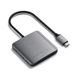 Хаб Satechi USB-C 4 в 1 (ST-UC4PHM) Space Gray Хаб Satechi USB-C 4 в 1 (ST-UC4PHM) Space Gray