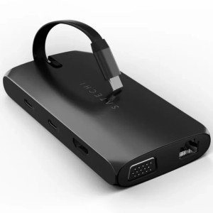 Хаб Satechi USB-C 8 в 1 (ST-UCMBAK) Black Хаб Satechi USB-C 8 в 1 (ST-UCMBAK) Black