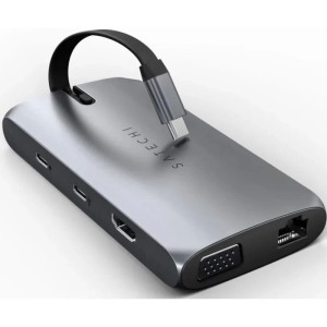 Хаб Satechi USB-C 8 в 1 (ST-UCMBAM) Space Gray Хаб Satechi USB-C 8 в 1 (ST-UCMBAM) Space Gray