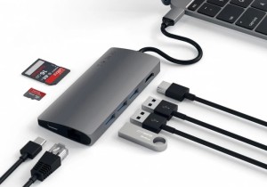 Хаб Satechi USB-C 8 в 1 (ST-TCMA2M) Space Gray Хаб Satechi USB-C 8 в 1 (ST-TCMA2M) Space Gray