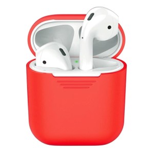 Силиконовый чехол Deppa для AirPods 2 (47003) Red Силиконовый чехол Deppa для AirPods 2 (47003) Red