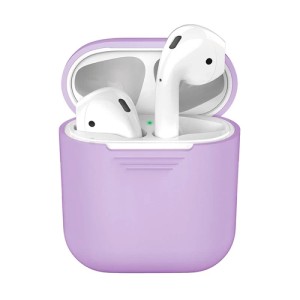 Силиконовый чехол Deppa для AirPods 2 (47007) Purple Силиконовый чехол Deppa для AirPods 2 (47007) Purple