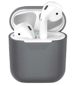 Силиконовый чехол Deppa для AirPods (47025) Gray Силиконовый чехол Deppa для AirPods (47025) Gray