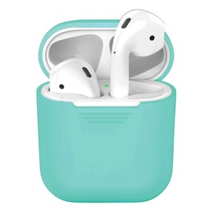 Силиконовый чехол Deppa для AirPods 2 (47002) Mint Силиконовый чехол Deppa для AirPods 2 (47002) Mint