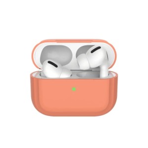 Силиконовый чехол Deppa для AirPods Pro (47038) Peach Силиконовый чехол Deppa для AirPods Pro (47038) Peach