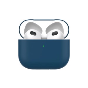 Силиконовый чехол Deppa для AirPods 3 (47323) Blue Силиконовый чехол Deppa для AirPods 3 (47323) Blue