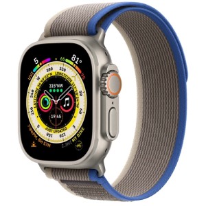 Смарт-часы Apple Watch Ultra 49mm корпус из титана, ремешок Trail Loop M/L, Blue/Gray Смарт-часы Apple Watch Ultra 49mm корпус из титана, ремешок Trail Loop M/L, Blue/Gray