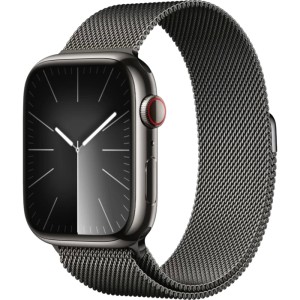 Смарт-часы Apple Watch Series 9 41 мм Steel Case, Milanese Loop, цвет Graphite Смарт-часы Apple Watch Series 9 41 мм Steel Case, Milanese Loop, цвет Graphite