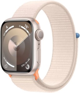 Смарт-часы Apple Watch Series 9 41 мм Sport Loop, цвет Starlight Смарт-часы Apple Watch Series 9 41 мм Sport Loop, цвет Starlight