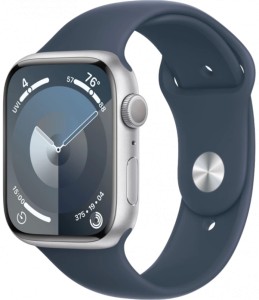 Смарт-часы Apple Watch Series 9 45 мм Sport Band, цвет Синий шторм, размер (M/L) Смарт-часы Apple Watch Series 9 45 мм Sport Band, цвет Синий шторм, размер (M/L)