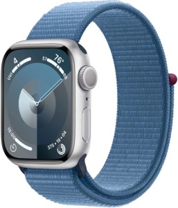 Смарт-часы Apple Watch Series 9 45 мм Sport Loop, цвет Winter Blue Смарт-часы Apple Watch Series 9 45 мм Sport Loop, цвет Winter Blue