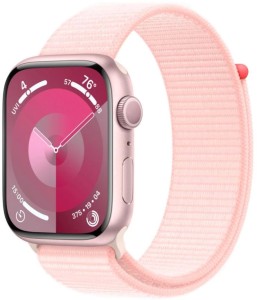 Смарт-часы Apple Watch Series 9 45 мм Sport Loop, цвет Light Pink Смарт-часы Apple Watch Series 9 45 мм Sport Loop, цвет Light Pink