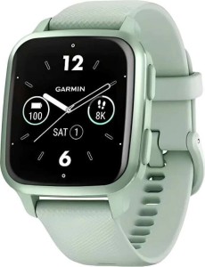 Смарт-часы Garmin Venu SQ 2 - 40 mm, Мятный, безель и ремешок мятного цвета Смарт-часы Garmin Venu SQ 2 - 40 mm, Мятный, безель и ремешок мятного цвета