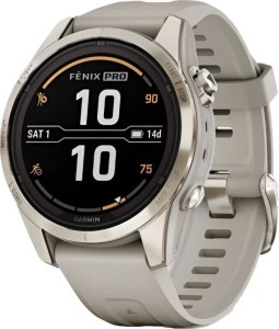Смарт-часы Garmin Fenix 7S Pro Sapphire Solar, 42 мм, Золотистый, светло-песочный ремешок Смарт-часы Garmin Fenix 7S Pro Sapphire Solar, 42 мм, Золотистый, светло-песочный ремешок