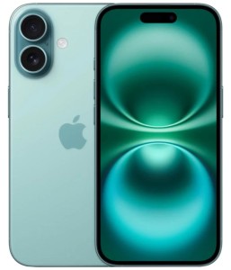 Смартфон Apple iPhone 16 256 ГБ Бирюзовый Смартфон Apple iPhone 16 256 ГБ Бирюзовый