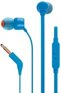 Наушники JBL Tune 110, 3.5 мм, внутриканальные, цвет Синий Наушники JBL Tune 110, 3.5 мм, внутриканальные, цвет Синий
