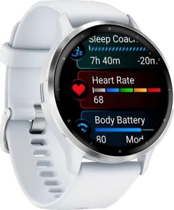 Смарт-часы Garmin Venu 3 - 45 мм, Белый, серебристый безель, белый ремешок Смарт-часы Garmin Venu 3 - 45 мм, Белый, серебристый безель, белый ремешок