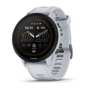 Смарт-часы Garmin Forerunner 955 Solar, 46 мм, Белый с белым ремешком Смарт-часы Garmin Forerunner 955 Solar, 46 мм, Белый с белым ремешком