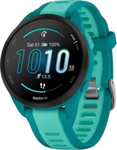 Смарт-часы Garmin Forerunner 165 Music, 43 мм, Зеленый c бирюзовым ремешком Смарт-часы Garmin Forerunner 165 Music, 43 мм, Зеленый c бирюзовым ремешком