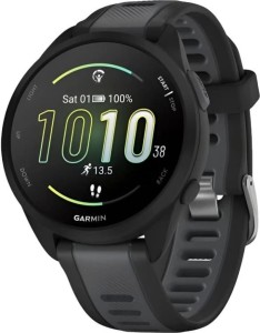 Смарт-часы Garmin Forerunner 165 - 43 мм, Черный с серым ремешком Смарт-часы Garmin Forerunner 165 - 43 мм, Черный с серым ремешком